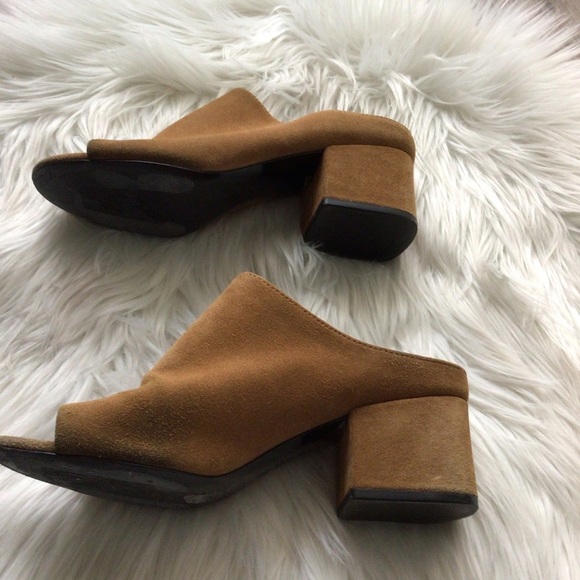 3.1 Phillip Lim Brown Suede Mules with Block Heel - Picture 5 of 9